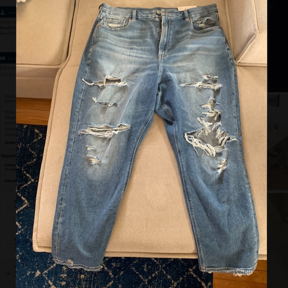 American Eagle mom high waisted jeans